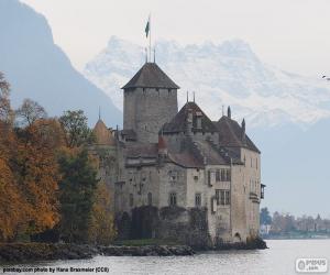 пазл Шильонский замок, Швейцария